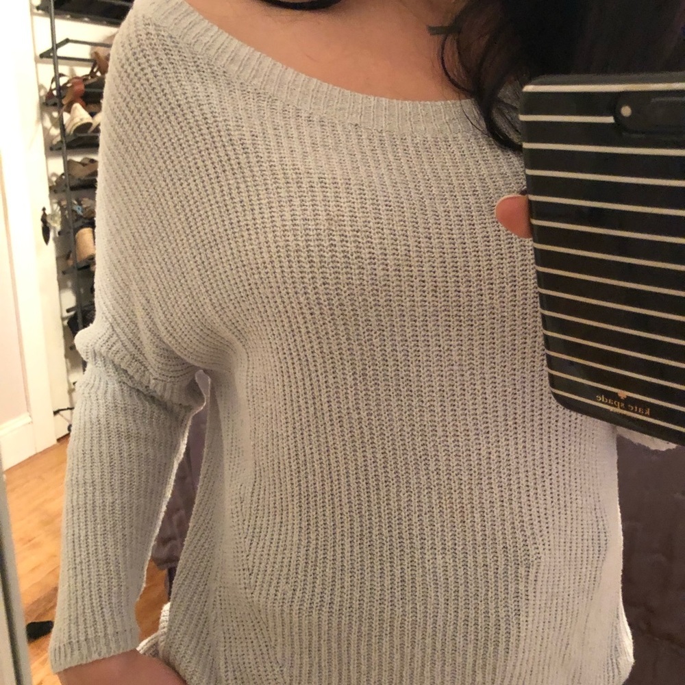 EXPRESS Open Back Sweater - Picture 2 of 4